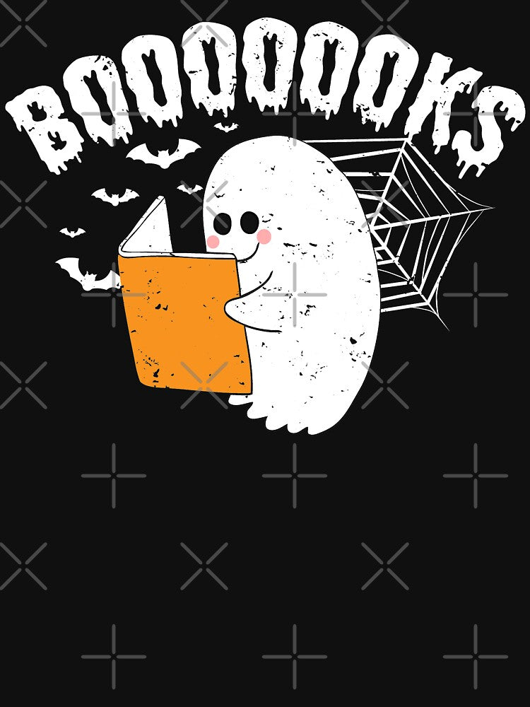 Ghost Book Reading Halloween by Art-Max