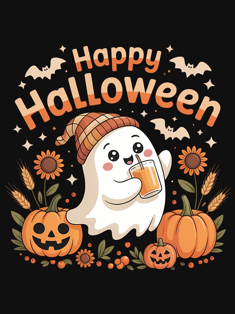 Cute Ghost Reading Book Lovers Halloween Ghost Coffee by DoorwayThreads