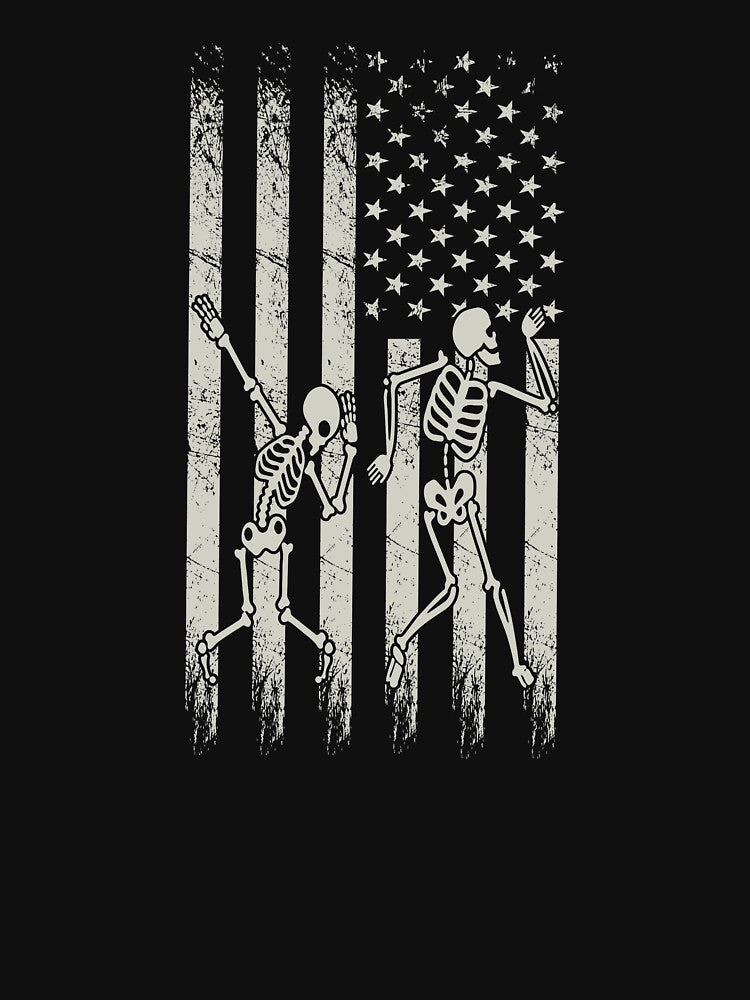 Halloween Dancing Skeleton Art min by KaraSisson