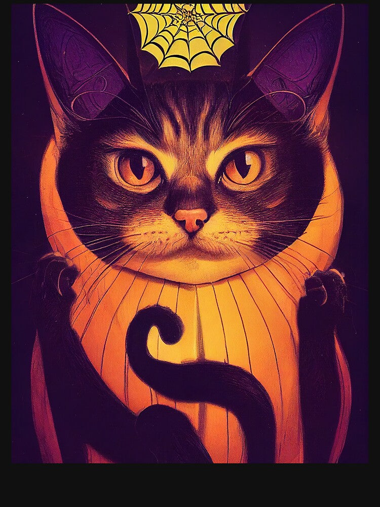 cat halloween darkness by ComicsFactory