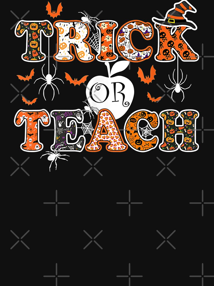 Trick Or Teach Funny Teacher Gift Ideas for Halloween Costume 2021 Gifts by CocktailDesigns