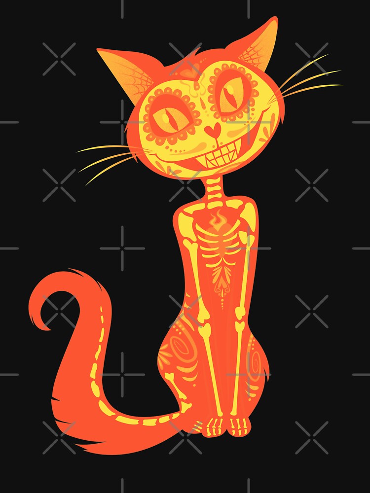 Spooky Cat - Spooky Halloween by RudeBeeDesigns