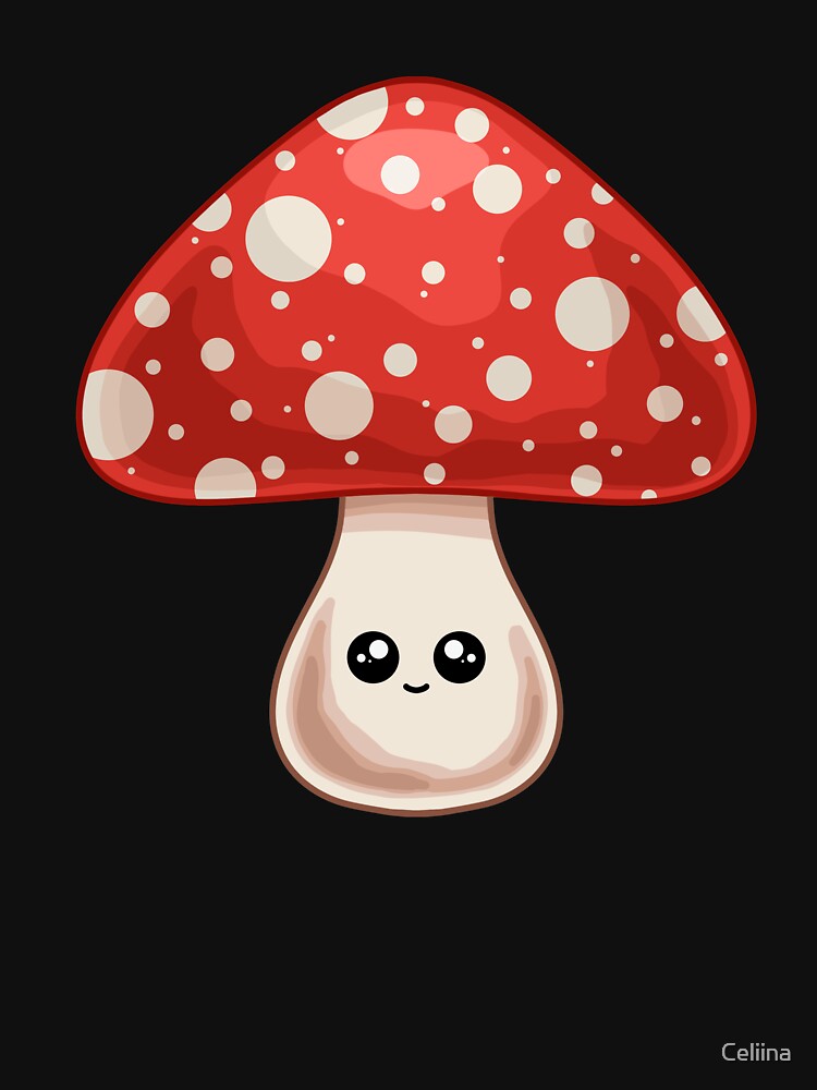 Cute Red Mushroom by Celiina