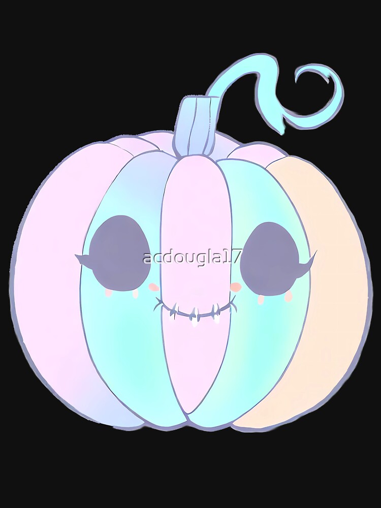 Cute Pastel Goth Pumpkin by acdougla17