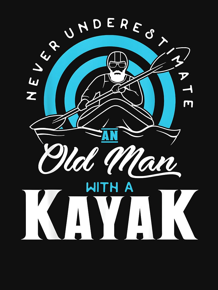 Never Underestimate an Old Man with a Kayak by Cheesymatiion