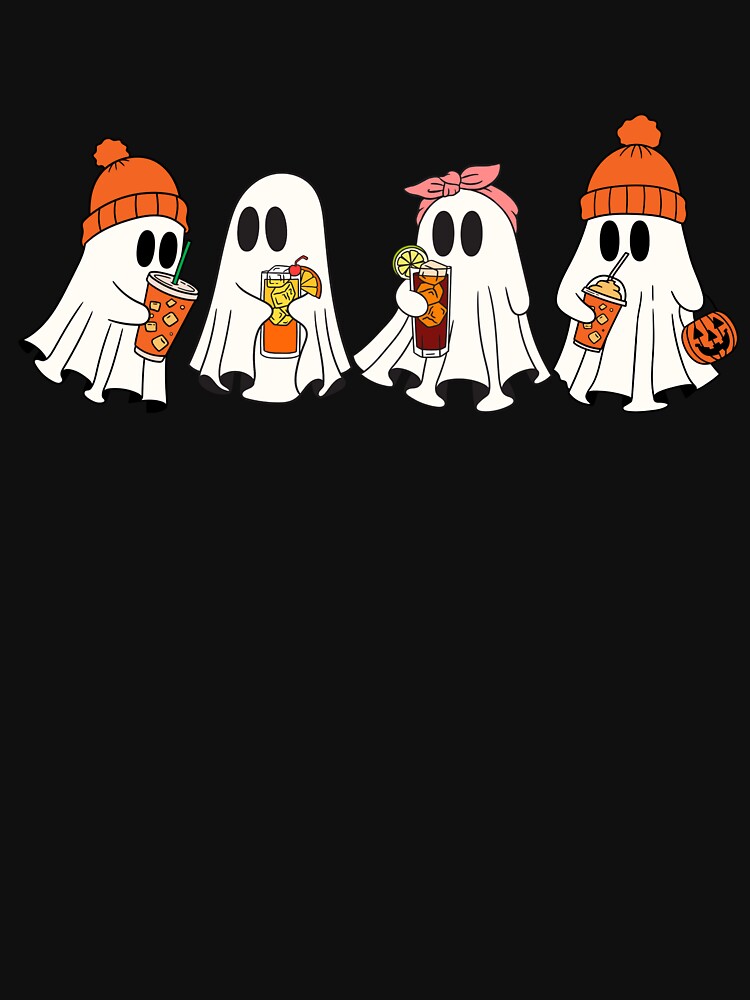 Cute Coffee Ghosties with Drinks by billionairebrnd
