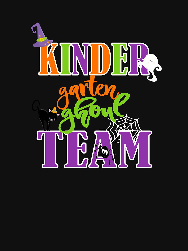 Kindergarten Ghoul Team Halloween Teacher Student Gift by Sapphire Star
