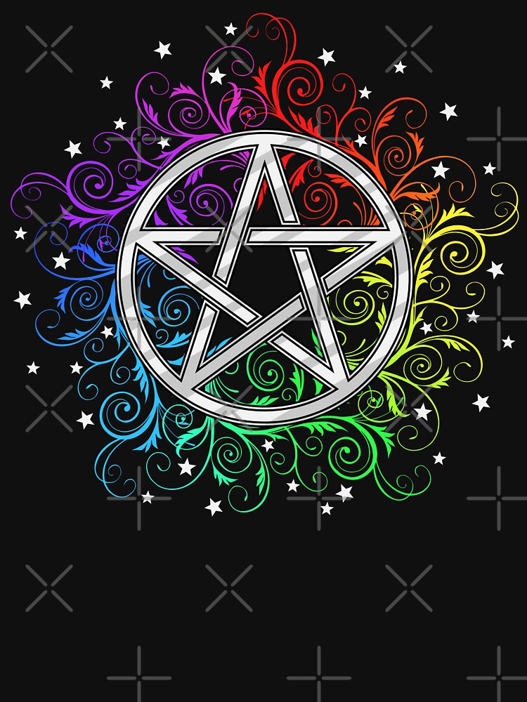 Rainbow Pentagram by RavenWake