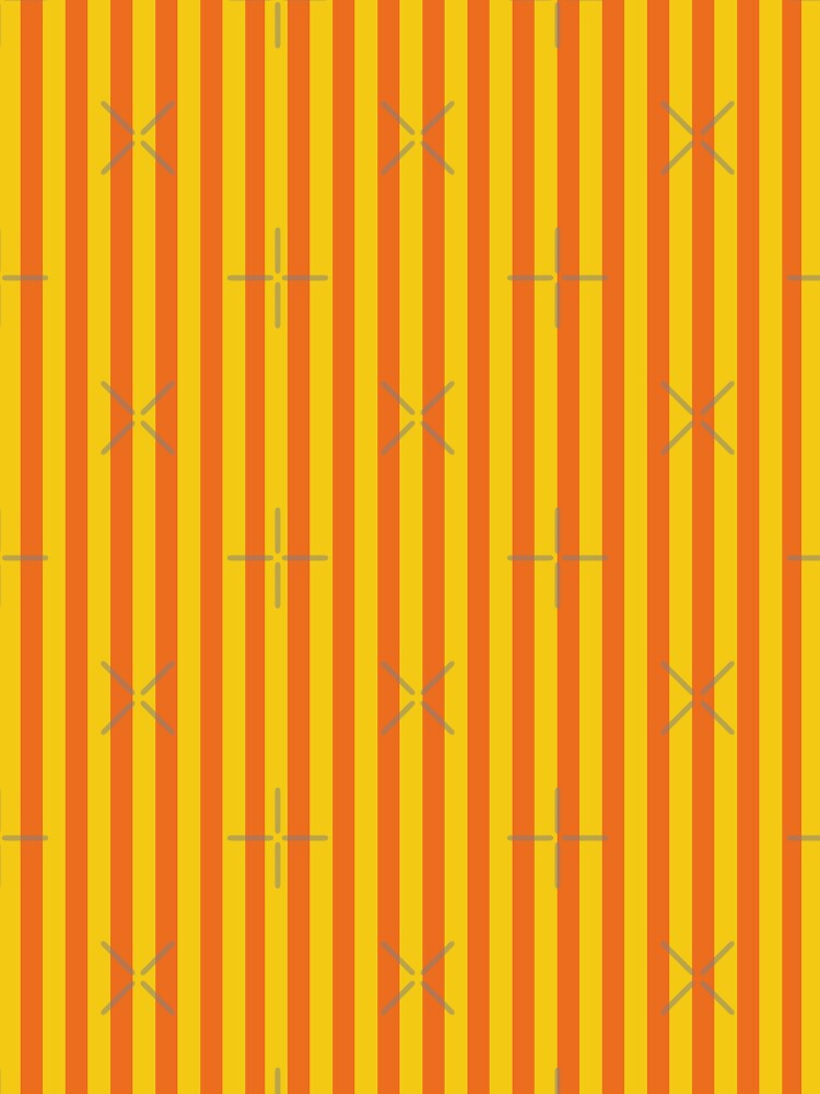 halloween stripes pattern,orange,yellow by cutecrazytshirt