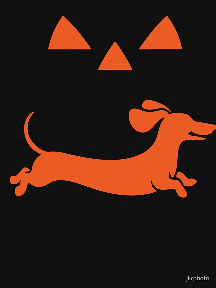 jack-o'-lantern dachshund by jkrphoto