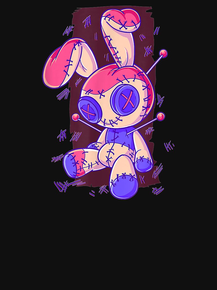 Cute Pastel Goth Voodoo Doll T-Shirt by Lukifo-Mana