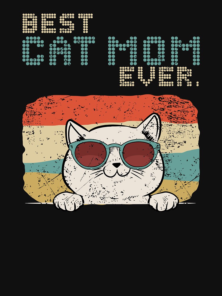 Vintage Sunglasses Cat Mom Gift For Mother's Day Gift product by Lisbob