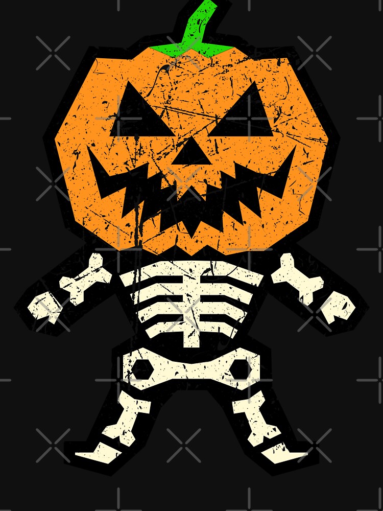 Vintage Halloween Pumpkin Head Skull 4 by the Zarock Shop