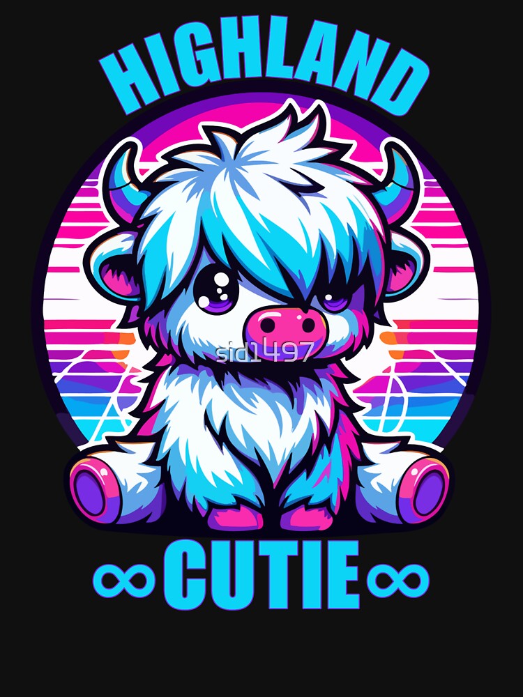 Cute highland cow by SidTastic