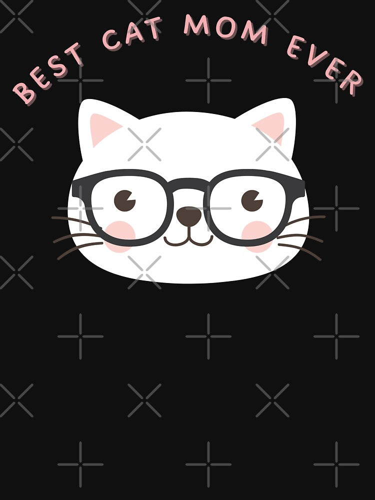 Cat Motif Fun Saying Best Cat Mom Ever Sunglasses by loscustom1949