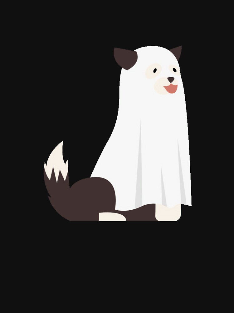 Cute Dog Ghost by PotluckPrints