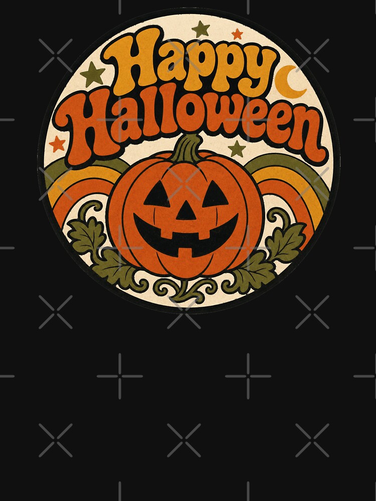 Happy Halloween - Pumpkin - Retro Autumn Spooky by JessArty ⭐⭐⭐⭐⭐