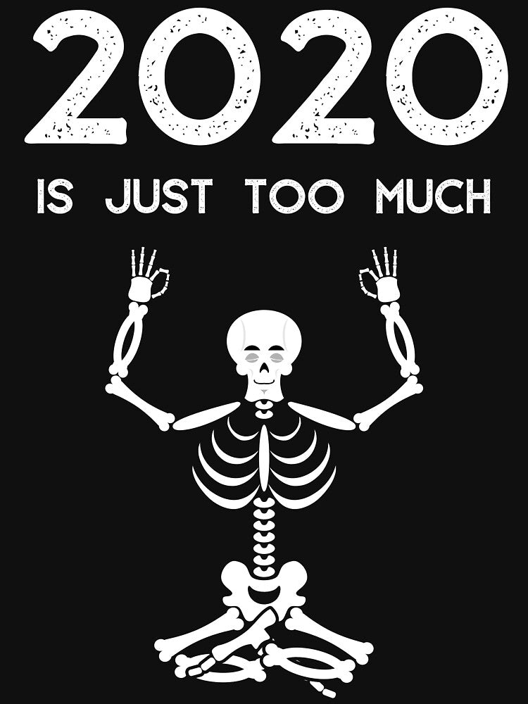 Happy Halloween 2020 - Funny Meditating Skeleton by m95sim