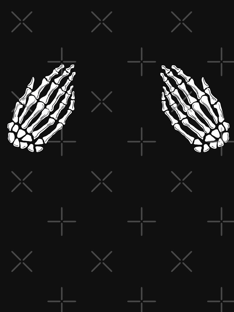 Funny Skeleton Hands by Keeping Art Heavenly