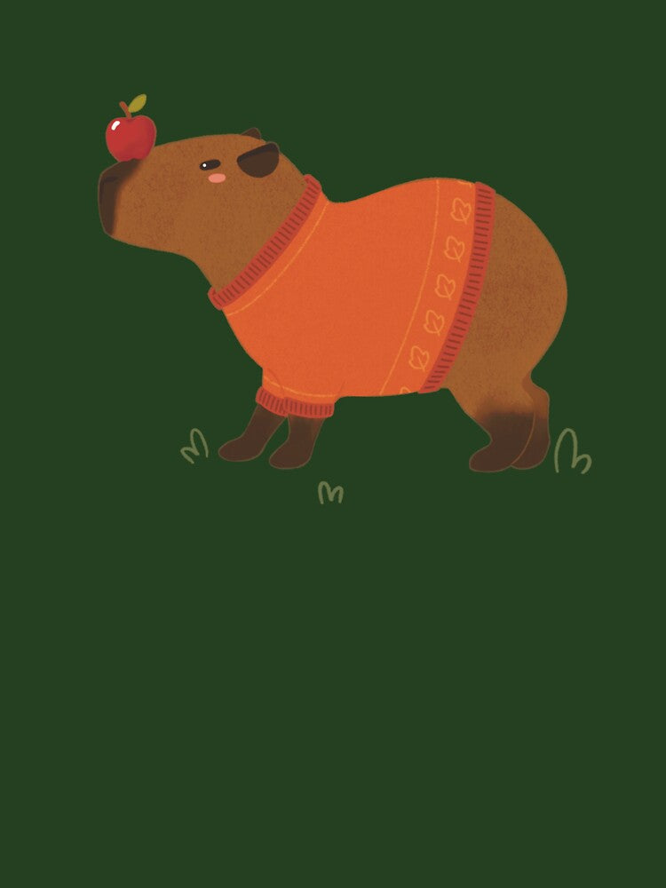 Autumn Capybara by Samantha Ammon