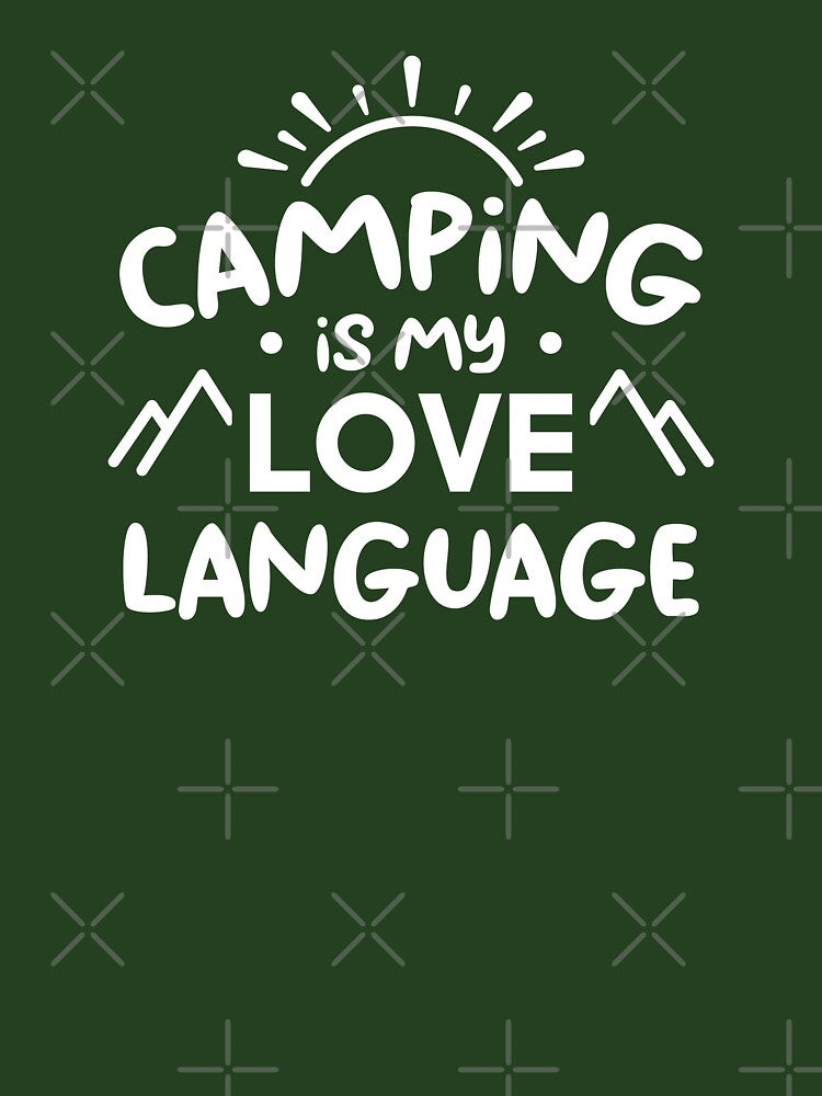 Camping Is My Love Language (Green BG) by FilipeFerreira