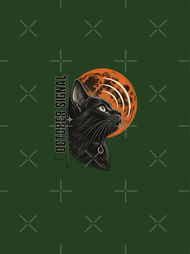 October Signal Black Cat Night Frequency by Trendy-Artistry