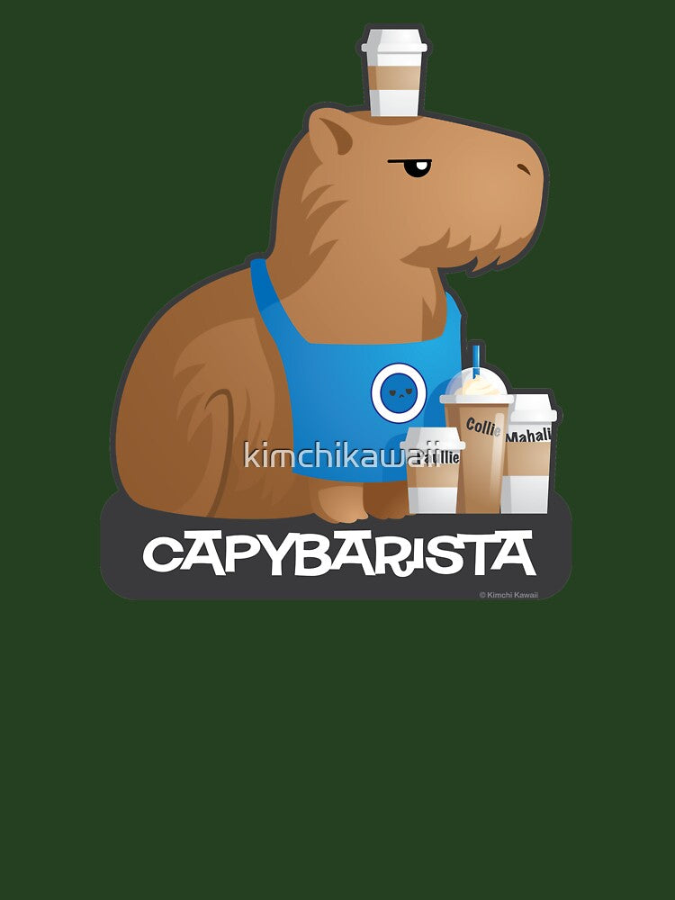 Capybara Barista by kimchikawaii