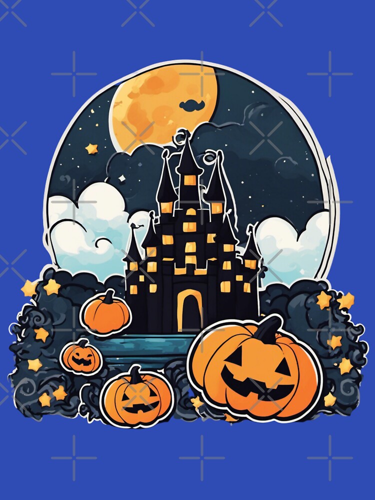 Spooky Halloween Castle by chrismaecanes
