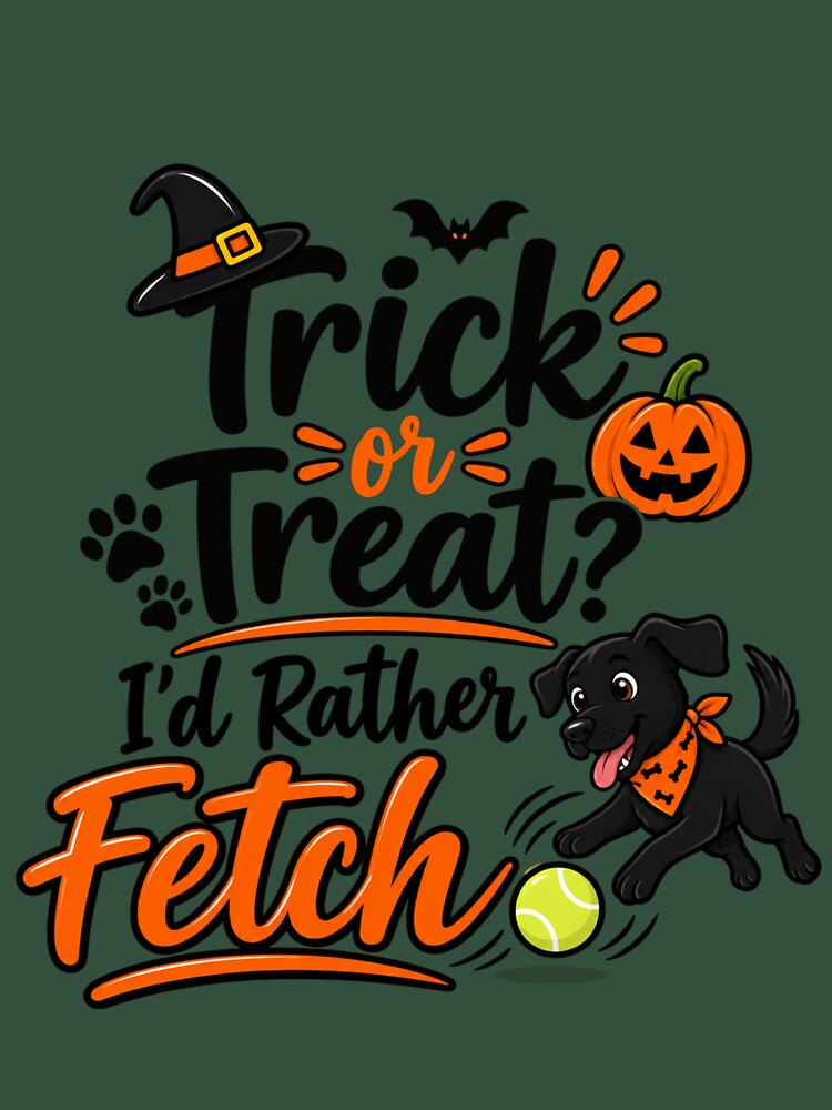Trick or Treat? I'd Rather Fetch by PawFitt