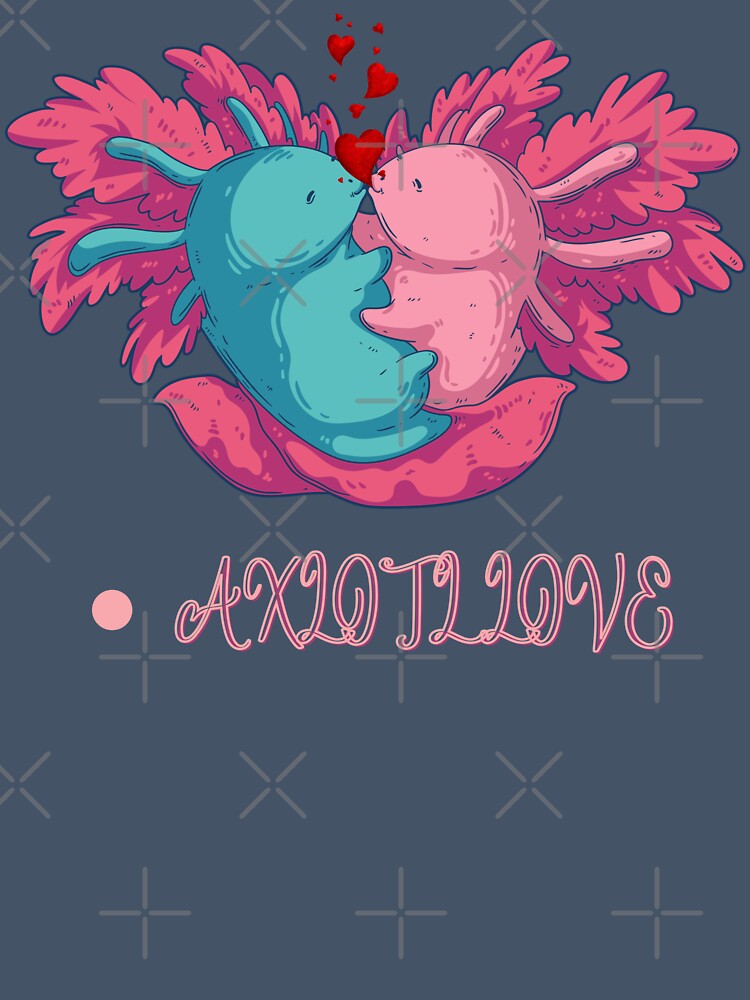 Axolotl love with love by Beena83