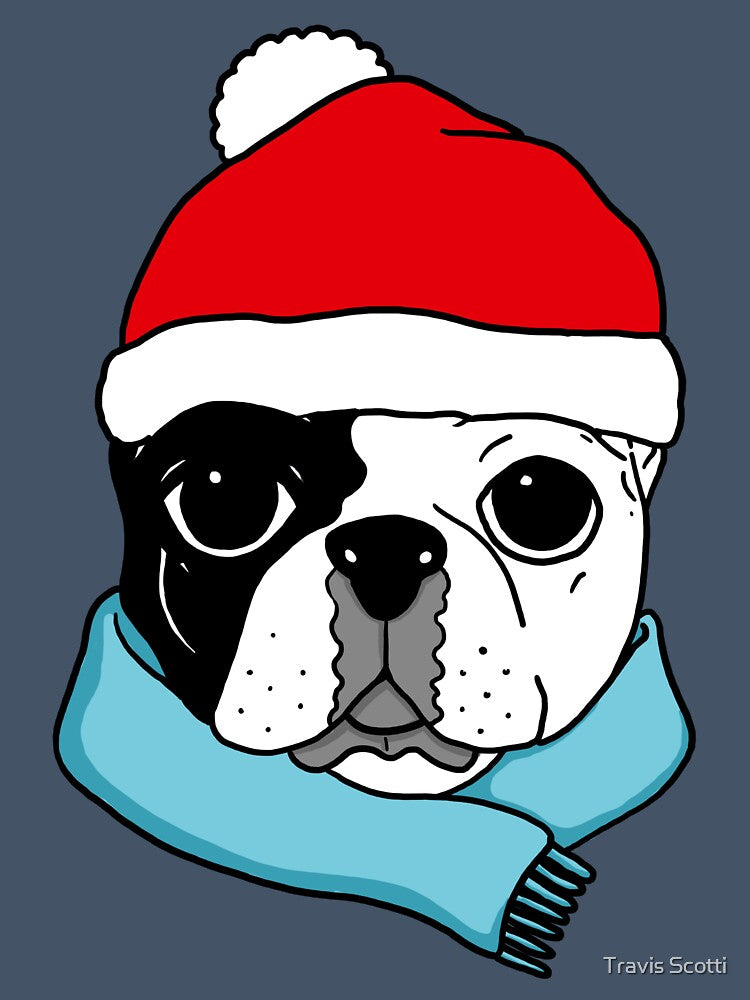 CHRISTMAS FRENCH BULLDOG by Travis Scotti