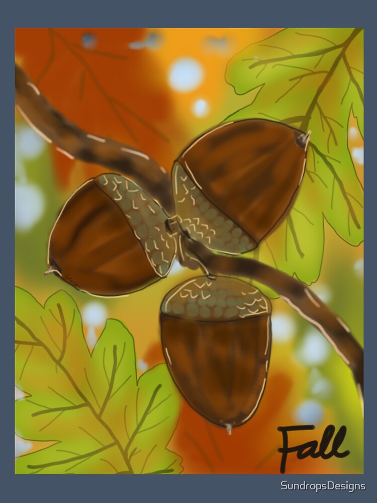 Fall Acorns by SundropsDesigns