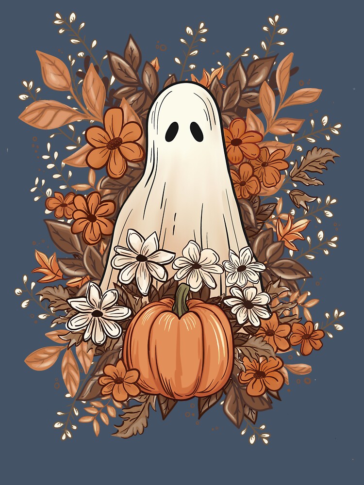 Pumpkin Spice Ghost by LindseySmithArt