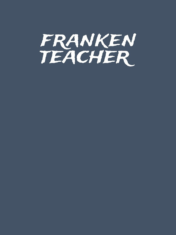 Spooky Classroom Funny Educator Halloween Franken Teacher Shirt Design by E-lenaLu