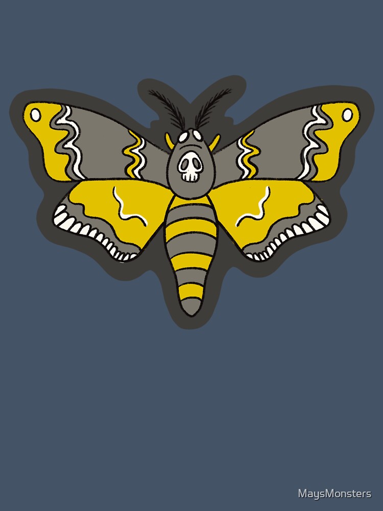Death's Head Hawk Moth by MaysMonsters