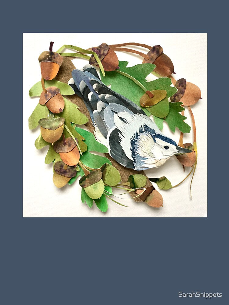 Acorn Nuthatch by SarahSnippets