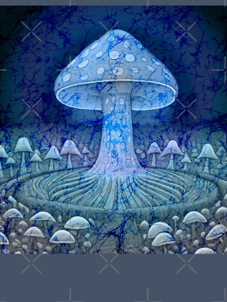 Mushroom trippy forest by AuroraXGreen