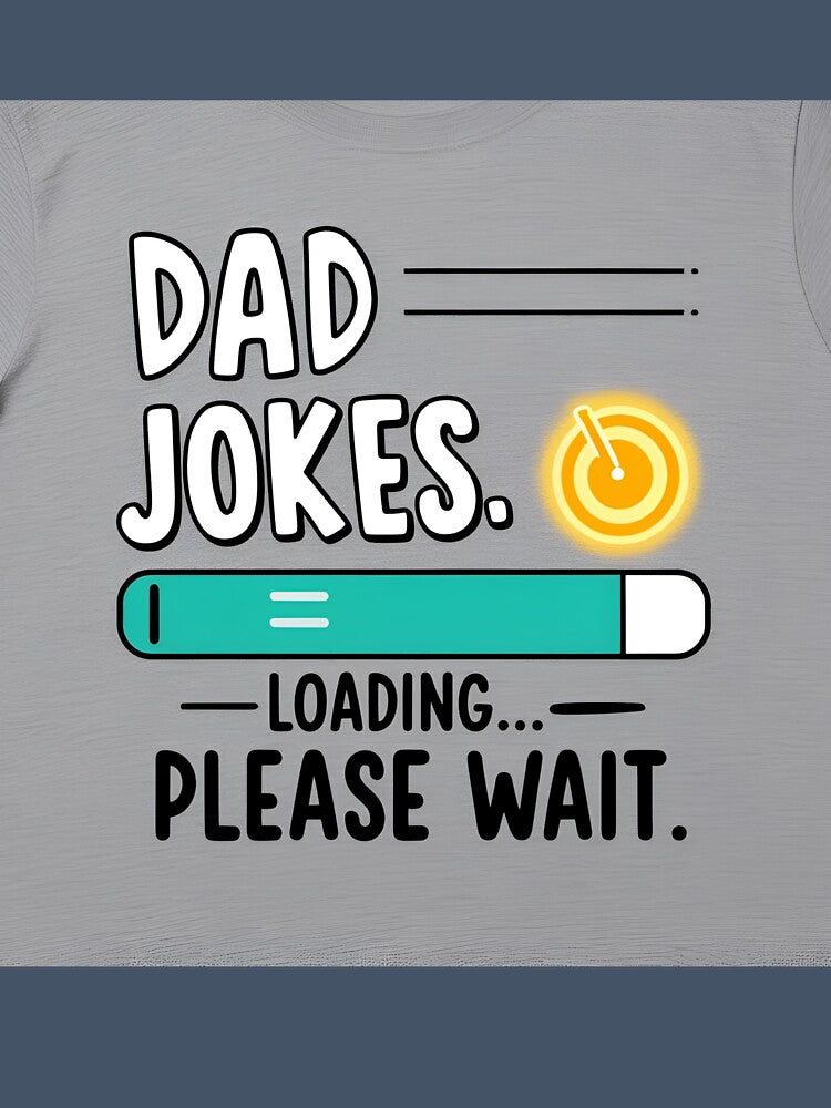 Dad Jokes in Progress | Cool Dad Shirt by azersan