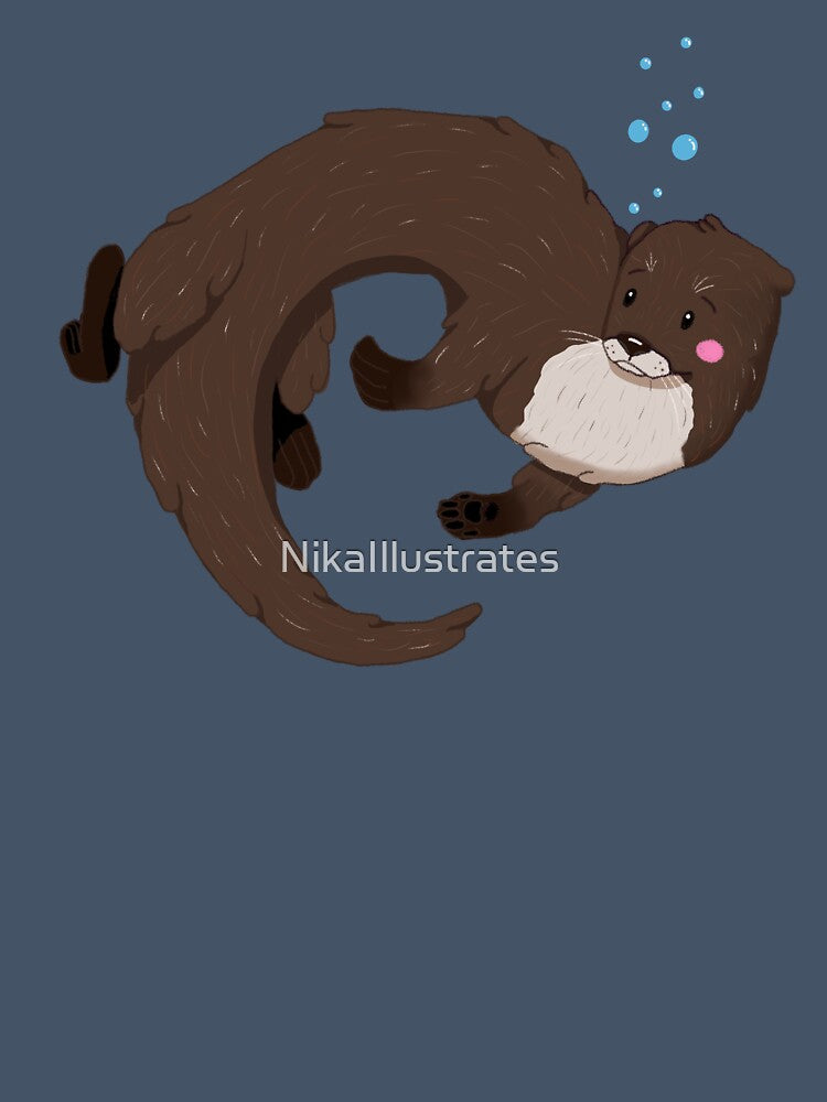 River Otter Illustration by NikaIllustrates