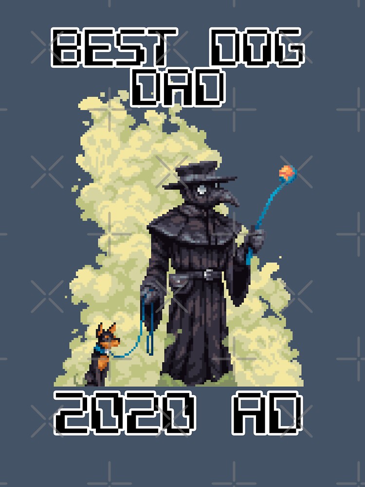 Best dog dad 2020 AD - Pixel art by bdws
