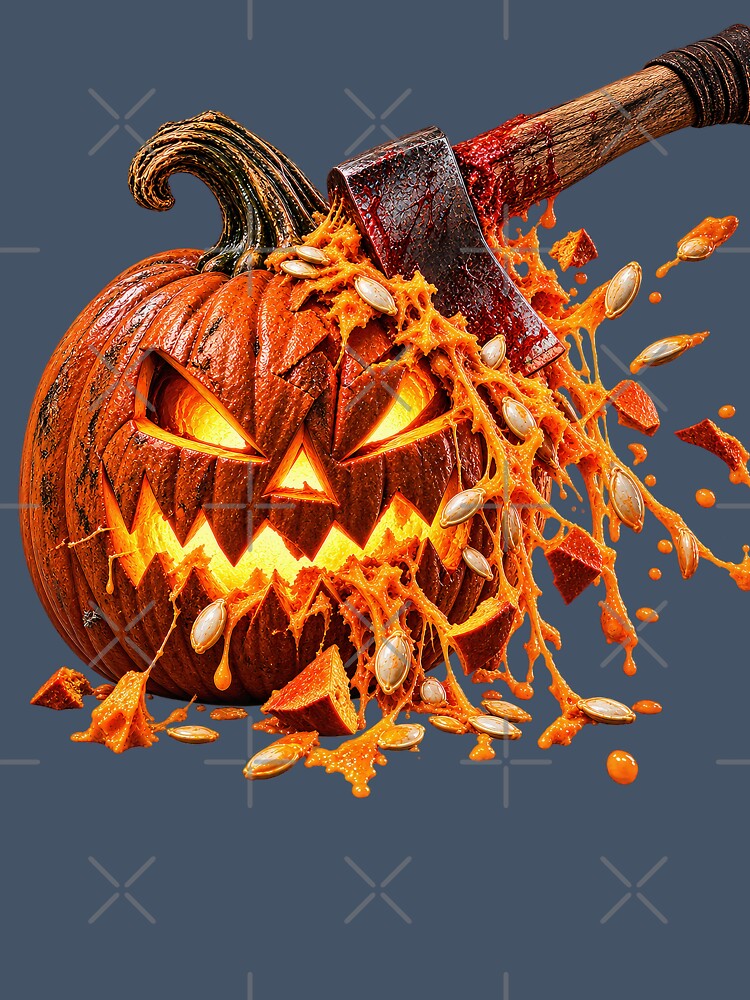 Jack-O’-Lantern Gets the Axe by Ray's Photos & Art