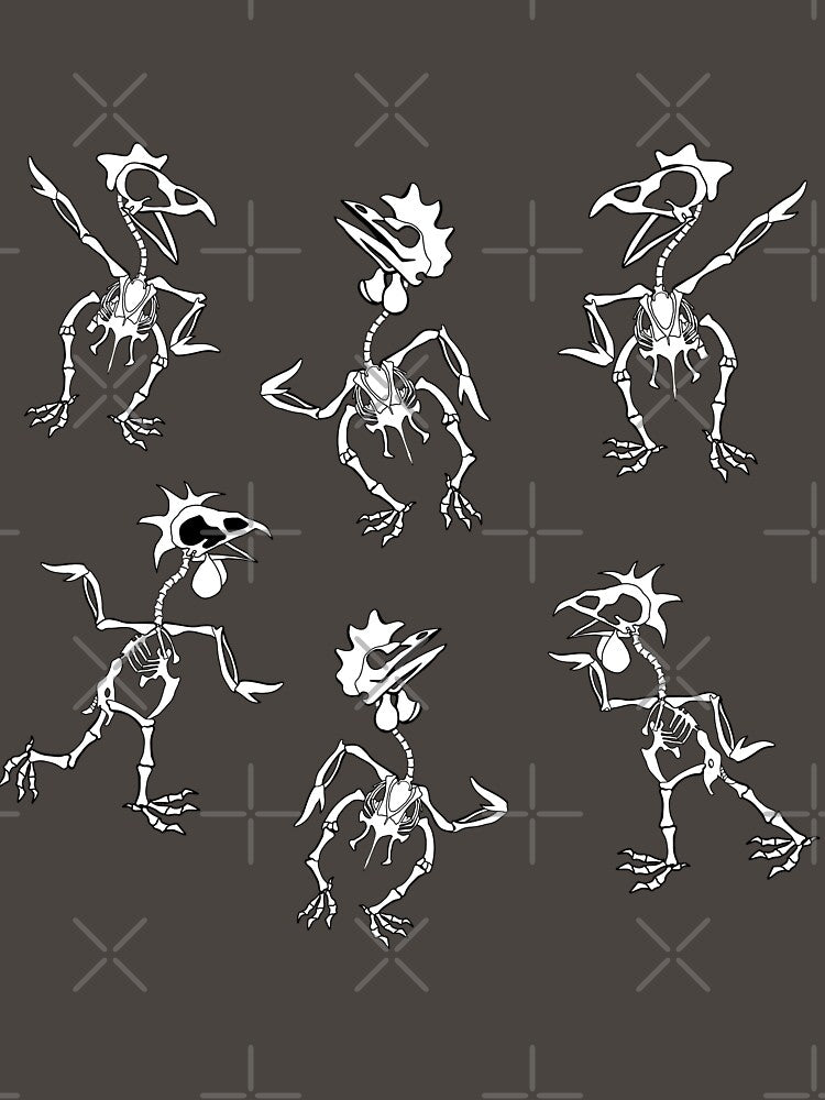 Funky Chicken Bones Dancing by Color4Nature