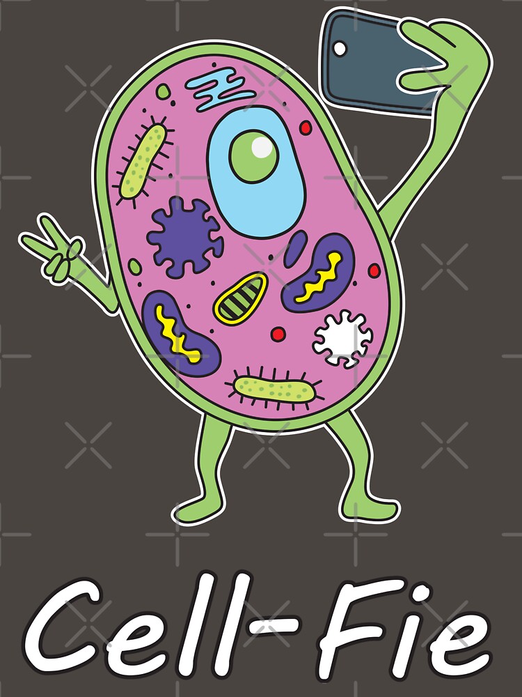 Cell-Fie Funny Science Biology by SciArtPrintShop