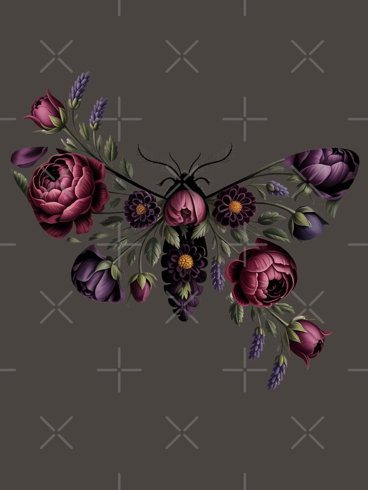 Floral Moth by CroakHaus