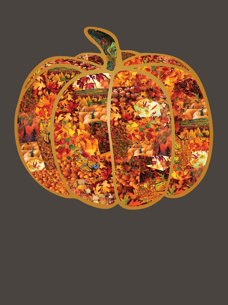 Autumn Pumpkin Collage by aecdesign