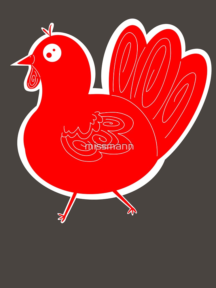 RedTurkey with green background by missmann