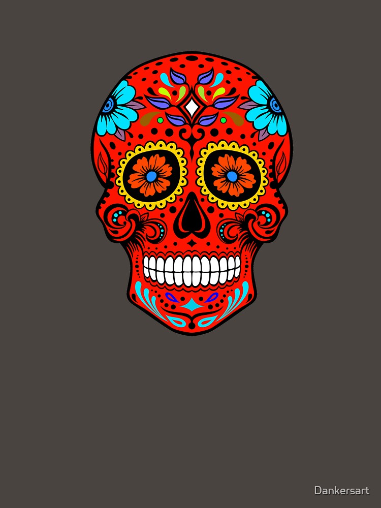 Sugar Skull Red by Dankersart