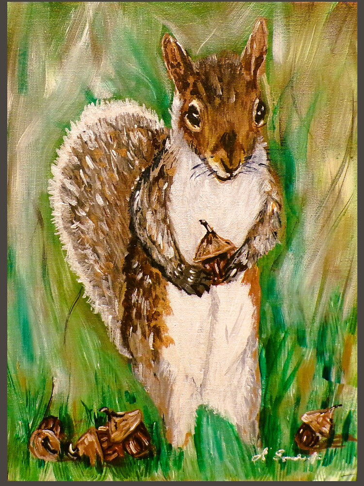 Squirrel Snacks by SquaresArt