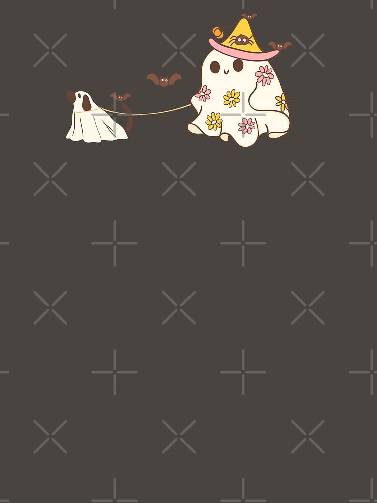 Cute Ghost and Dog by chipmuckdesignn