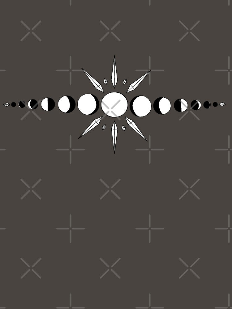 Moon phases by DoesArtAndStuff